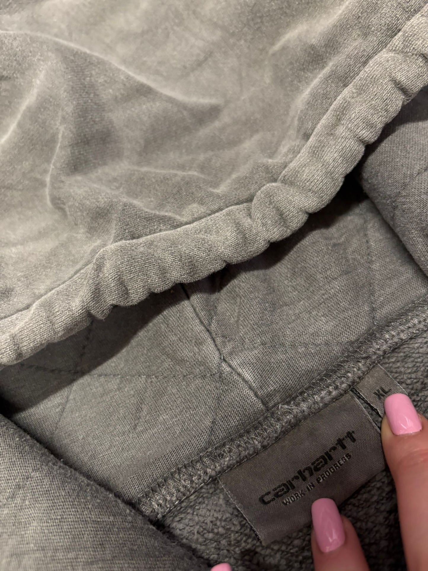 Bluza męska hoodie baggy carhartt naszywane Logo