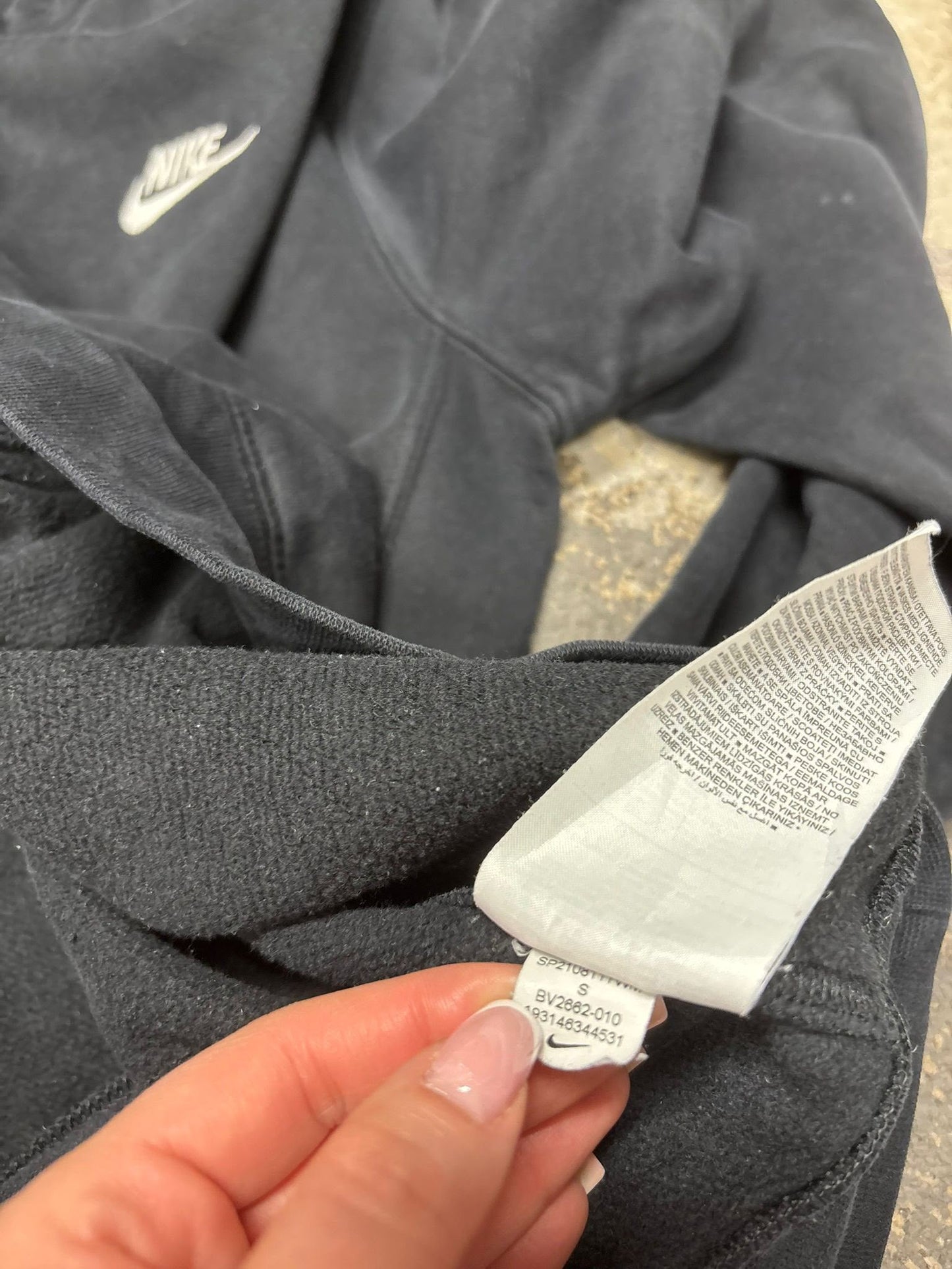 Bluza męska Nike haft Logo crewneck