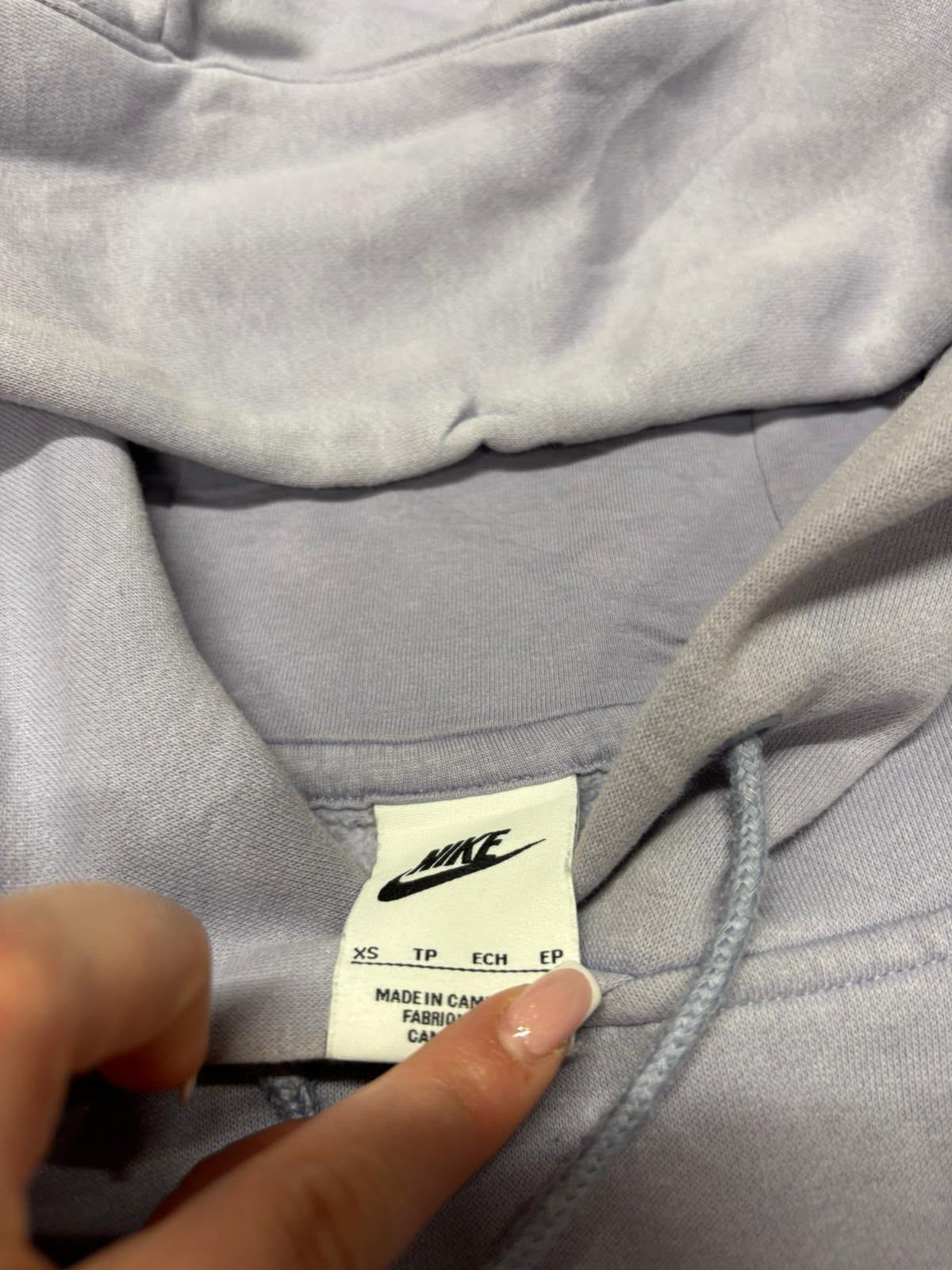 Bluza damska Nike haft Logo hoodie