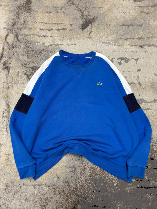 Bluza Lacoste crevneck, męskie w bardzo dobrym stanie rozmiar M, widok z przodu