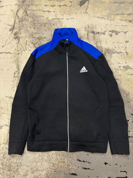 Bluza Adidas zipp, męskie w dobrym stanie rozmiar M, widok z przodu