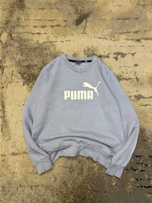 Bluza Puma crevneck, damskie w bardzo dobrym stanie rozmiar M, detal