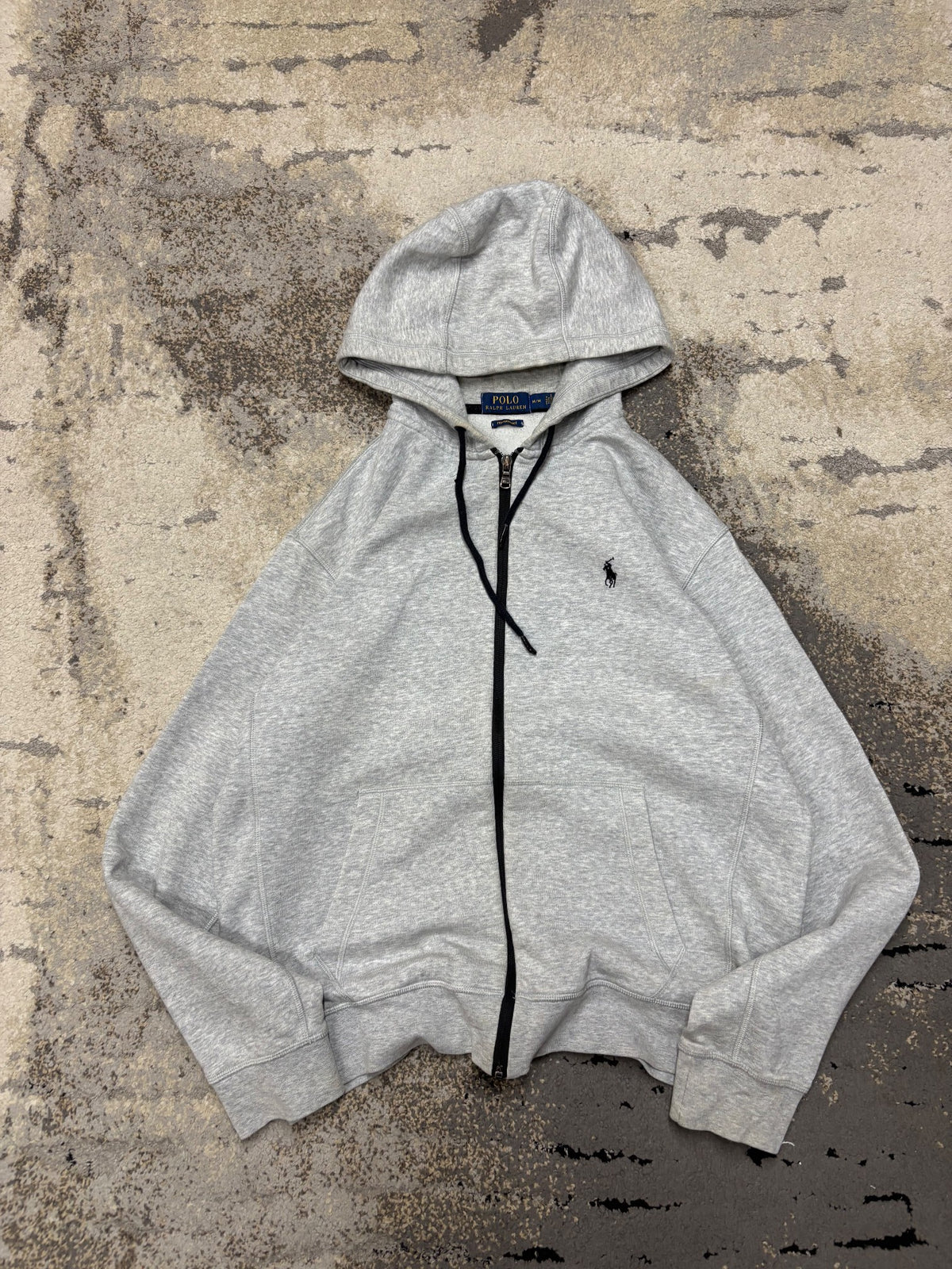RALPH Ralph Lauren Bluza Ralph Lauren haft Logo zipp, damskie w bardzo dobrym stanie rozmiar M, widok z przodu