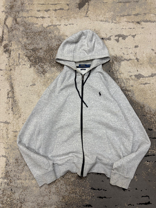 RALPH Ralph Lauren Bluza Ralph Lauren haft Logo zipp, damskie w bardzo dobrym stanie rozmiar M, widok z przodu