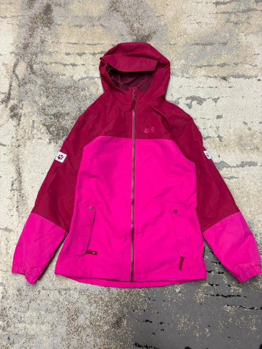 Kurtka Jack Wolfskin wiatrówka outdoor, damskie w bardzo dobrym stanie rozmiar S, widok z przodu