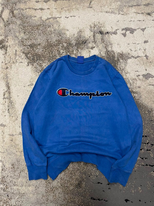 Bluza Champion crevneck, damskie w bardzo dobrym stanie rozmiar M, widok z przodu