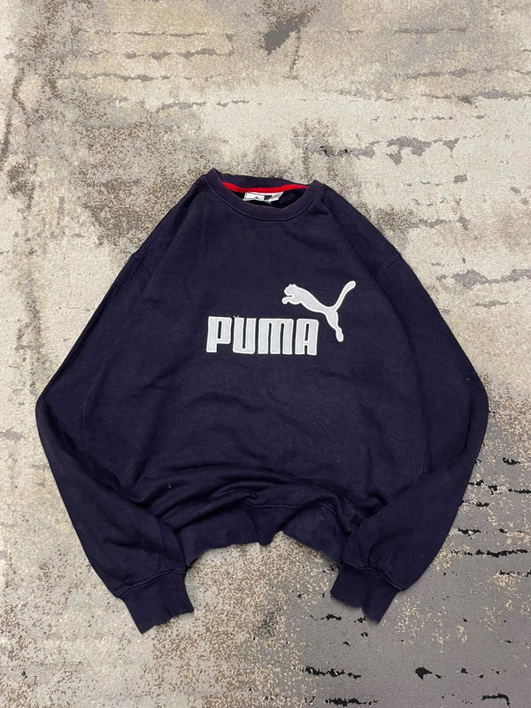 Bluza Puma crevneck, męskie w bardzo dobrym stanie rozmiar XL, widok z przodu