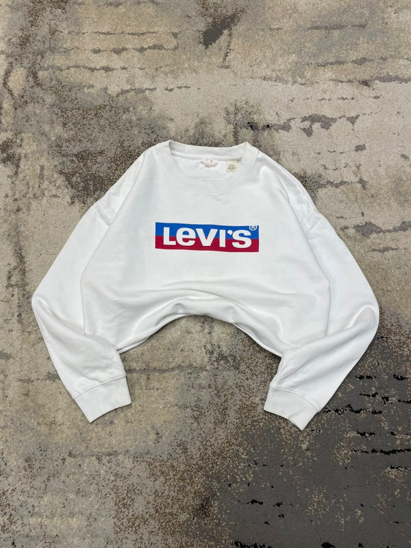 Levi's Bluza LEVI’S crevneck, damskie w bardzo dobrym stanie rozmiar S, widok z przodu