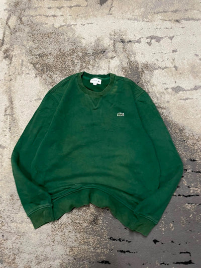 Bluza Lacoste crevneck, damskie w bardzo dobrym stanie rozmiar M, detal