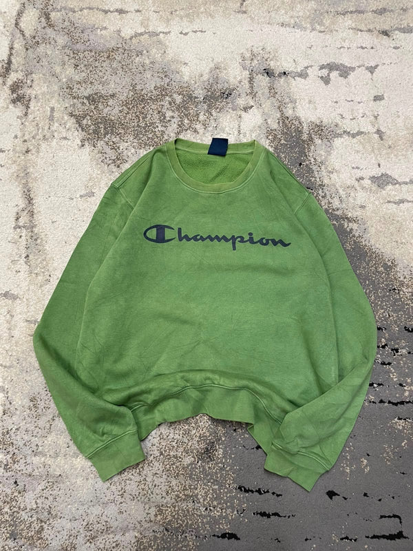 Bluza Champion crevneck, damskie w bardzo dobrym stanie rozmiar M, detal