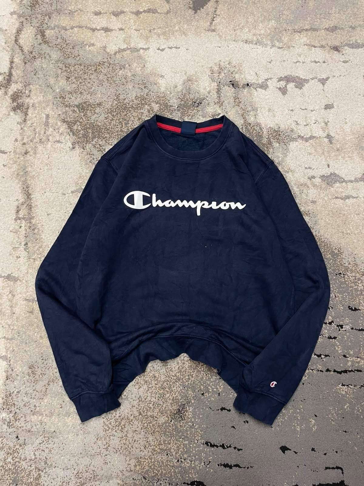 Bluza Champion crevneck, damskie w bardzo dobrym stanie rozmiar L, widok z przodu