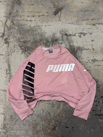 Bluza Puma crevneck, damskie w dobrym stanie rozmiar L, widok z przodu