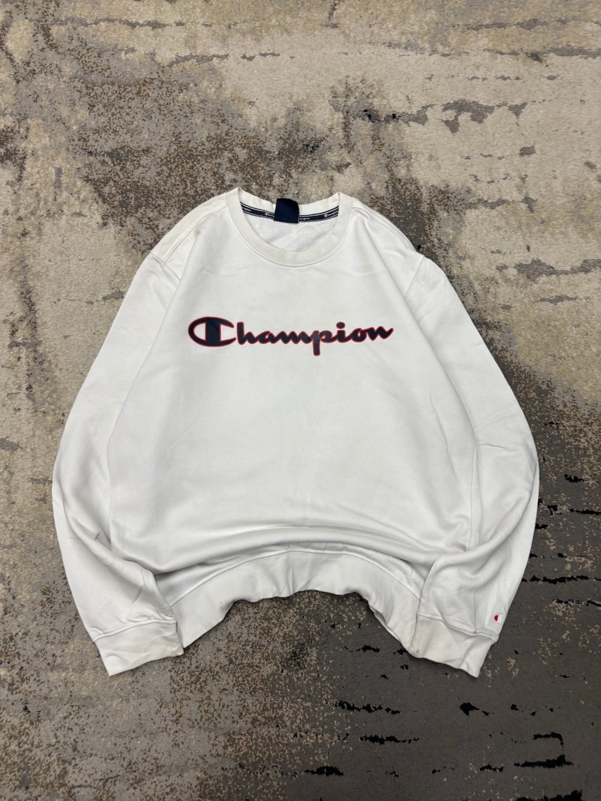 Bluza champion crevneck, damskie w bardzo dobrym stanie rozmiar M, detal