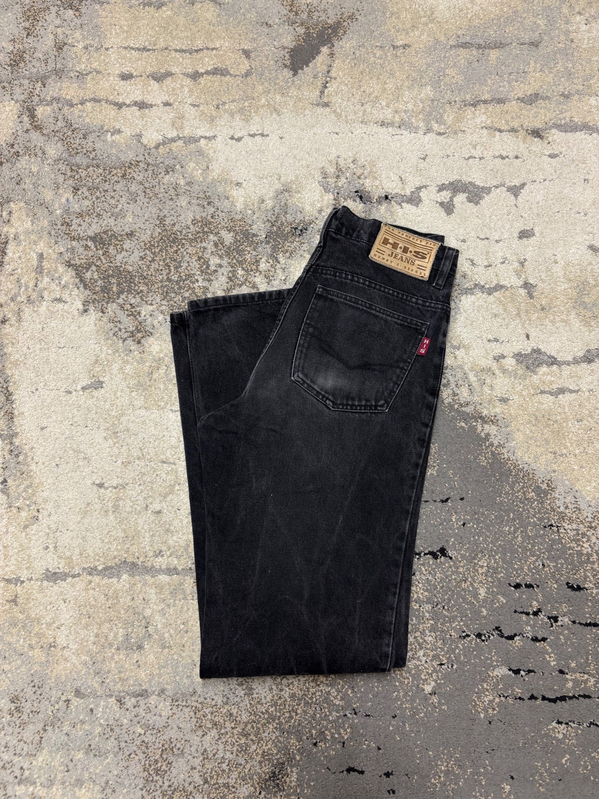 Japan Style Jeansy vintage retro y2k, męskie w bardzo dobrym stanie rozmiar L, detal