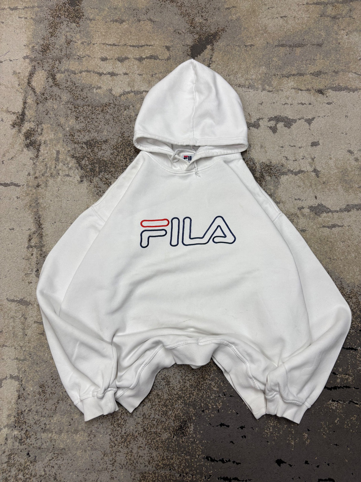 Bluza Fila hoodie, męskie w bardzo dobrym stanie rozmiar XXL, widok z przodu