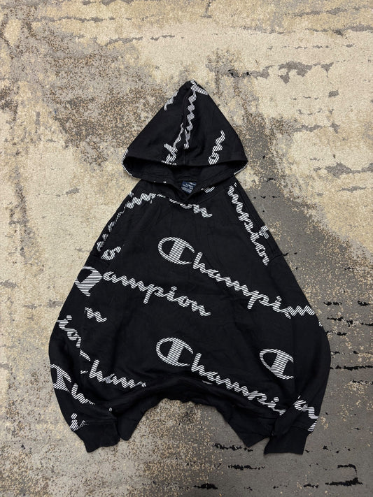 Bluza Champion hoodie, dziecięce w bardzo dobrym stanie rozmiar 152 cm / 12 lat, detal