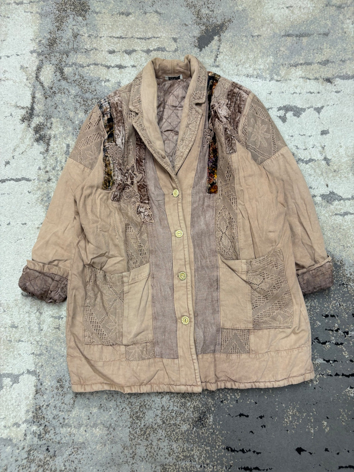 Japan Style Kurtka vintage retro y2k, damskie w bardzo dobrym stanie rozmiar L, widok z przodu