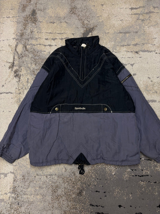 Kurtka Reebok Vintage retro y2k, damskie w bardzo dobrym stanie rozmiar XL, widok z przodu