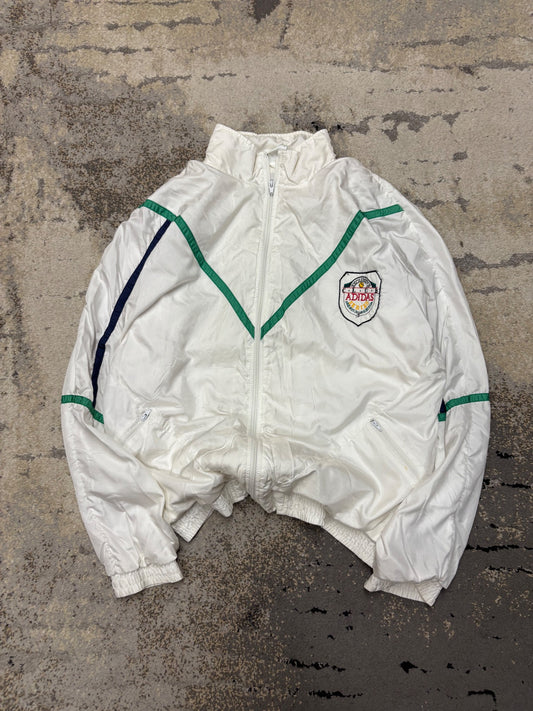 Kurtka Adidas Vintage retro y2k, męskie w bardzo dobrym stanie rozmiar M, widok z przodu