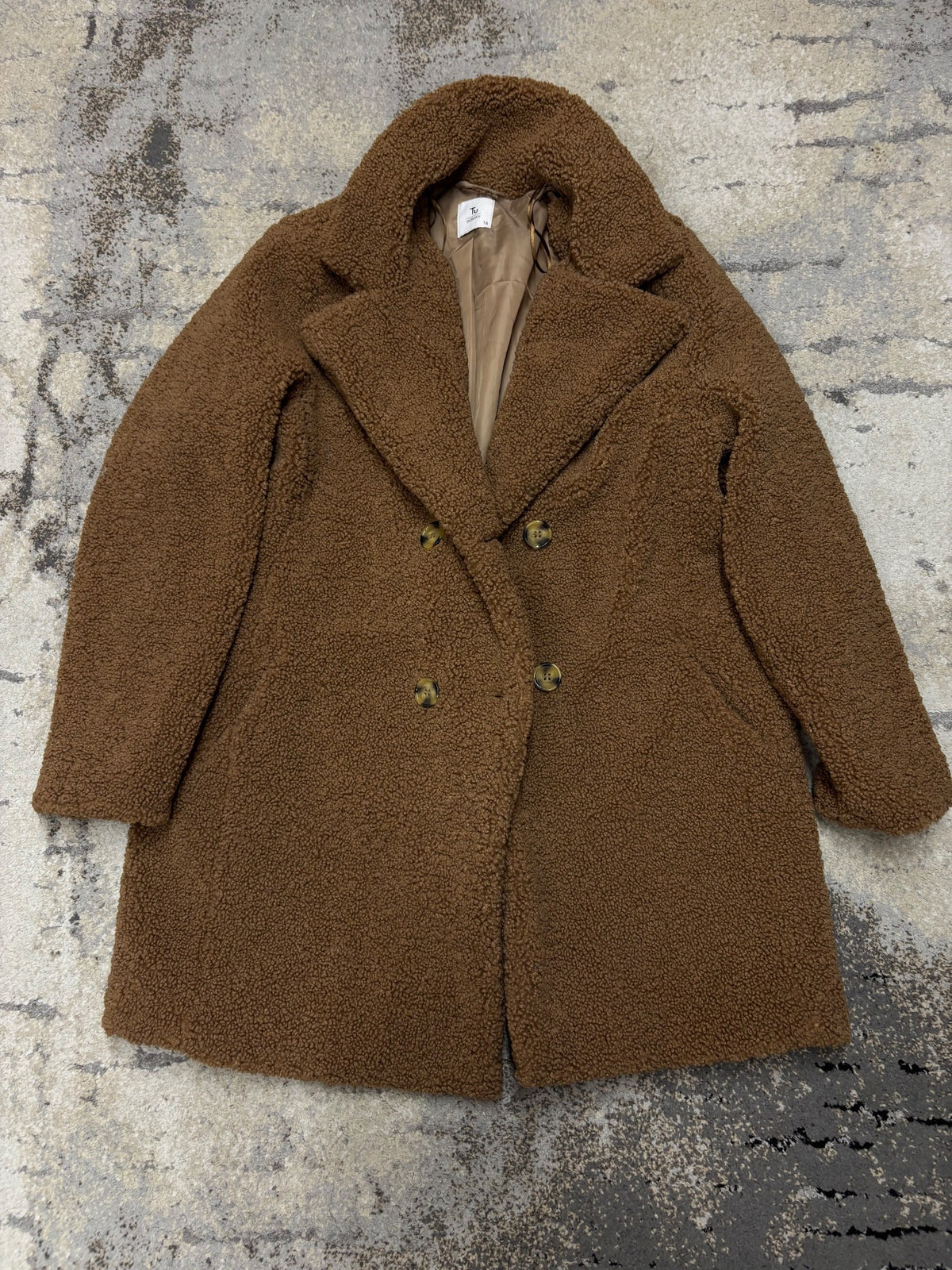 Japan Style Płaszcz vintage, damskie w bardzo dobrym stanie rozmiar L, widok z przodu