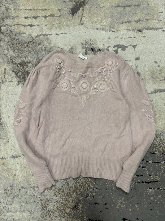Japan Style Sweterek vintage retro y2k, damskie w bardzo dobrym stanie rozmiar XXL, widok z przodu
