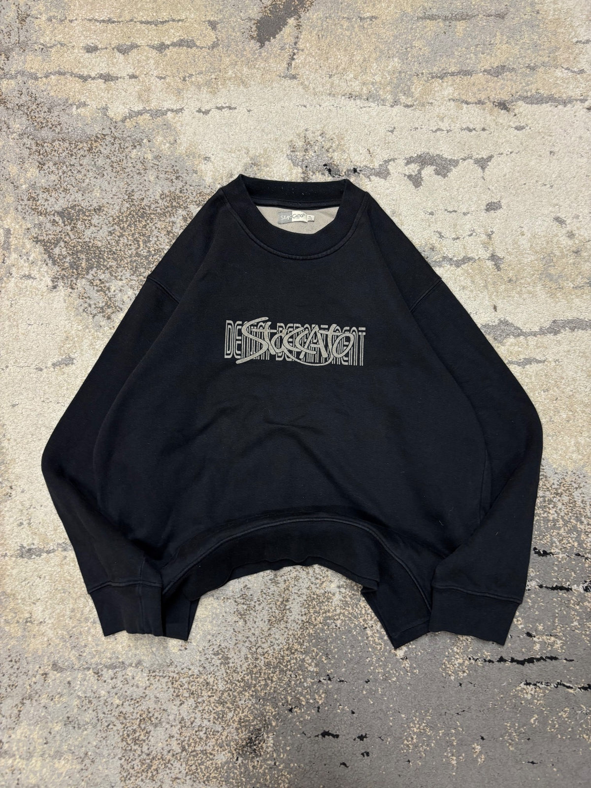 Bluza Japan style retro y2k crewneck, męskie w bardzo dobrym stanie rozmiar XL, widok z przodu