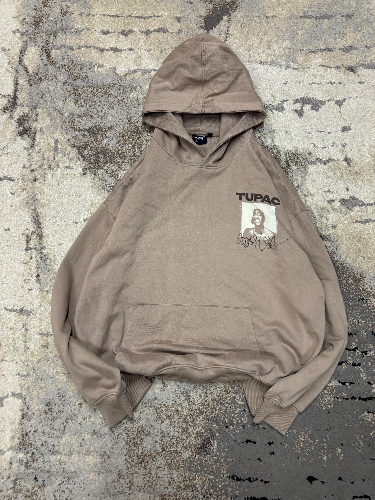 Japan Style Bluza hoodie 2Pac, męskie w bardzo dobrym stanie rozmiar M, widok z przodu