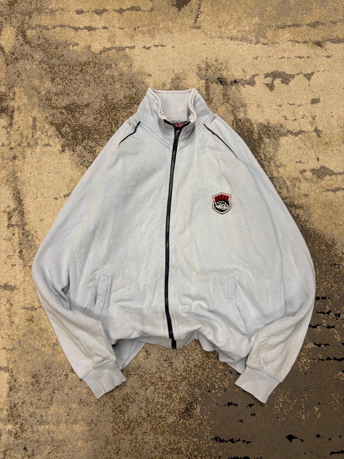 Bluza Japan style zipp, damskie w dobrym stanie rozmiar M, detal