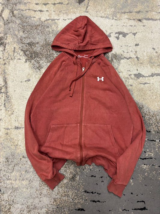 Bluza Under Armour zipp, damskie w bardzo dobrym stanie rozmiar M, widok z przodu