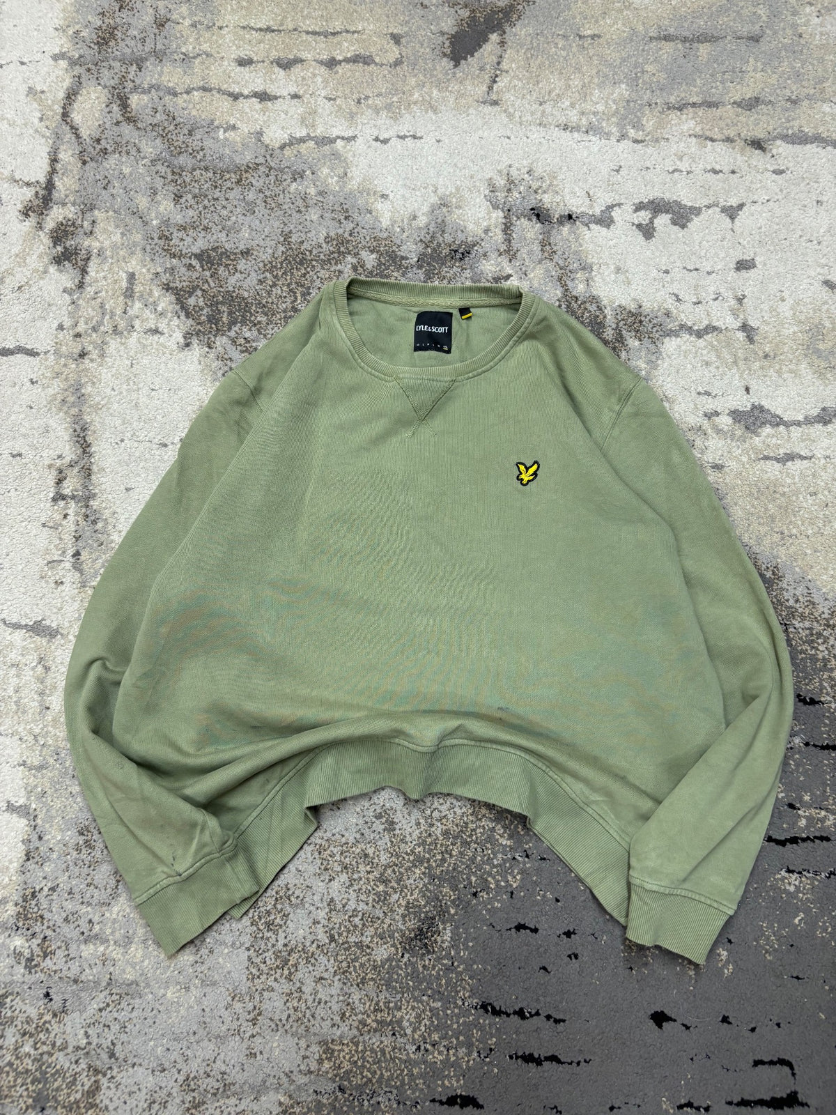 Bluza Lyle & Scott crewneck, męskie w bardzo dobrym stanie rozmiar XXL, widok z przodu