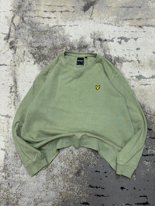 Bluza Lyle & Scott crewneck, męskie w bardzo dobrym stanie rozmiar XXL, widok z przodu