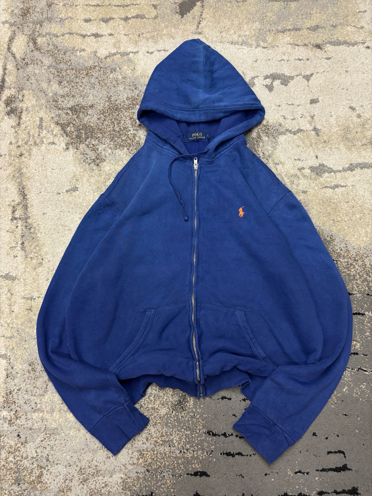 RALPH Ralph Lauren Bluza Ralph Lauren haft Logo zipp, męskie w bardzo dobrym stanie rozmiar L, widok z przodu