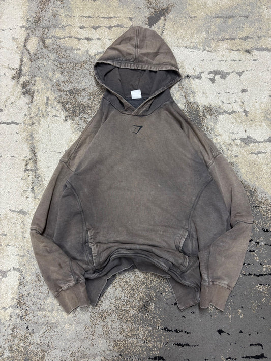 Bluza GymShark hoodie, męskie w bardzo dobrym stanie rozmiar L, widok z góry