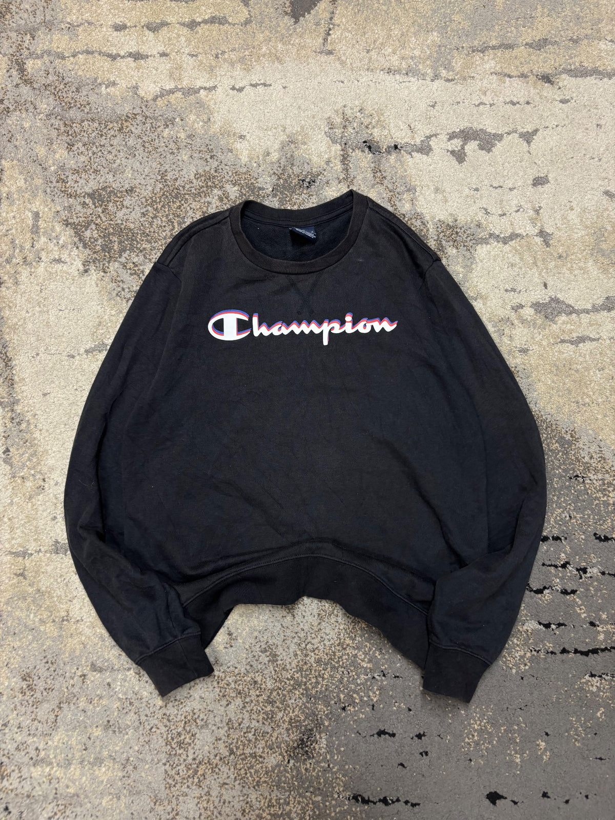 Bluza Champion crewneck, dziecięce w dobrym stanie rozmiar 170 cm / 15 lat, widok z przodu