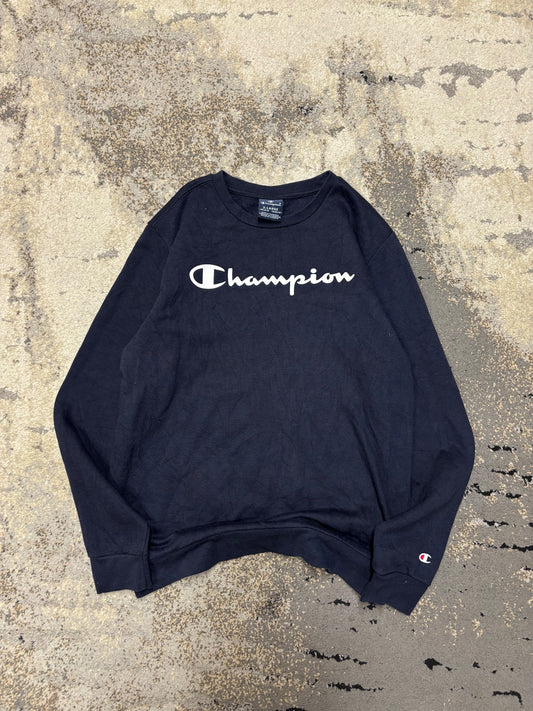 Bluza Champion crewneck, dziecięce w bardzo dobrym stanie rozmiar 164 cm / 14 lat, widok z przodu