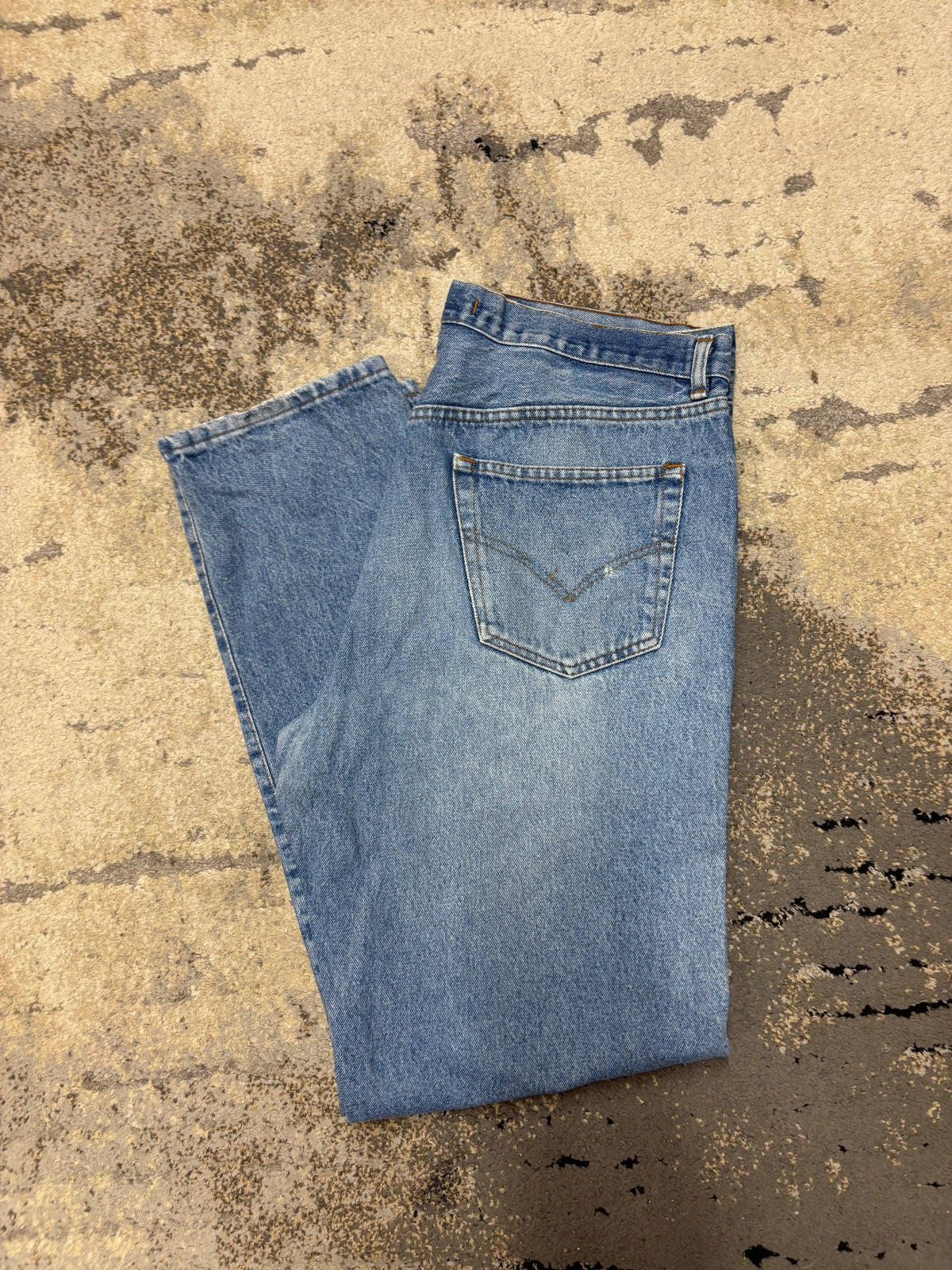 Japan Style Jeansy vintage retro y2k, męskie w bardzo dobrym stanie rozmiar L, detal