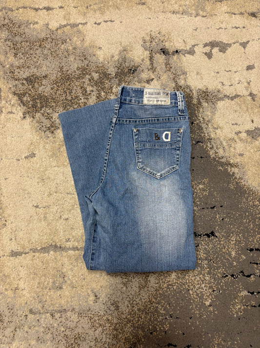 Japan Style Jeansy vintage retro y2k, damskie w bardzo dobrym stanie rozmiar M, detal