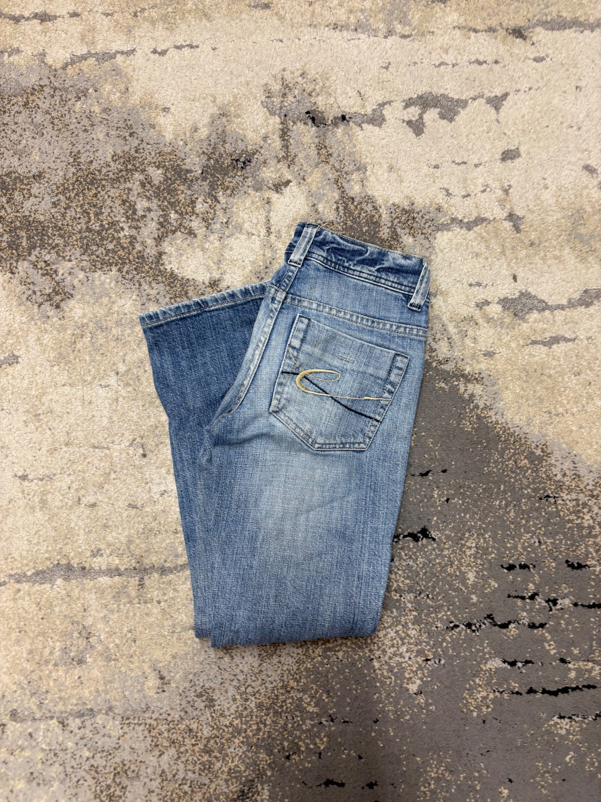 Japan Style Jeansy vintage retro y2k, damskie w bardzo dobrym stanie rozmiar XS, detal