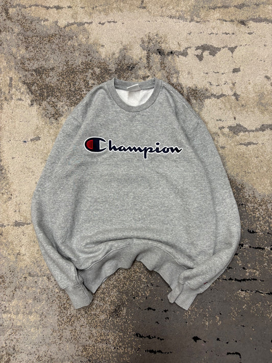 Bluza Champion crewneck, damskie w bardzo dobrym stanie rozmiar S, widok z przodu