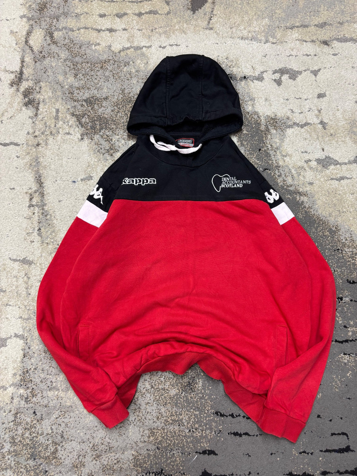 Bluza Kappa hoodie, damskie w bardzo dobrym stanie rozmiar XL, widok z przodu