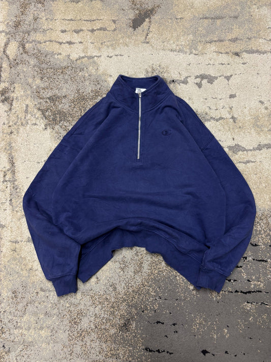 Bluza half zipp champion, damskie w bardzo dobrym stanie rozmiar M, widok z przodu