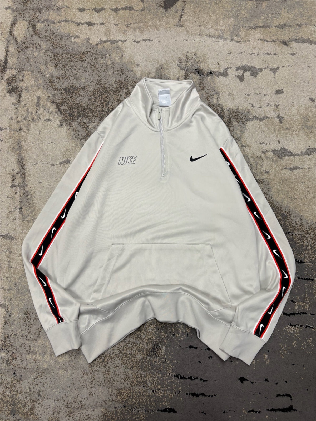 Bluza Nike half zipp, męskie w bardzo dobrym stanie rozmiar L, widok z przodu