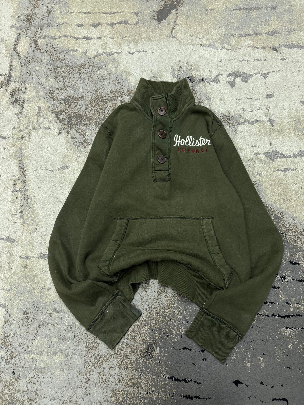 Bluza Hollister half zipp, męskie w dobrym stanie rozmiar L, widok z przodu