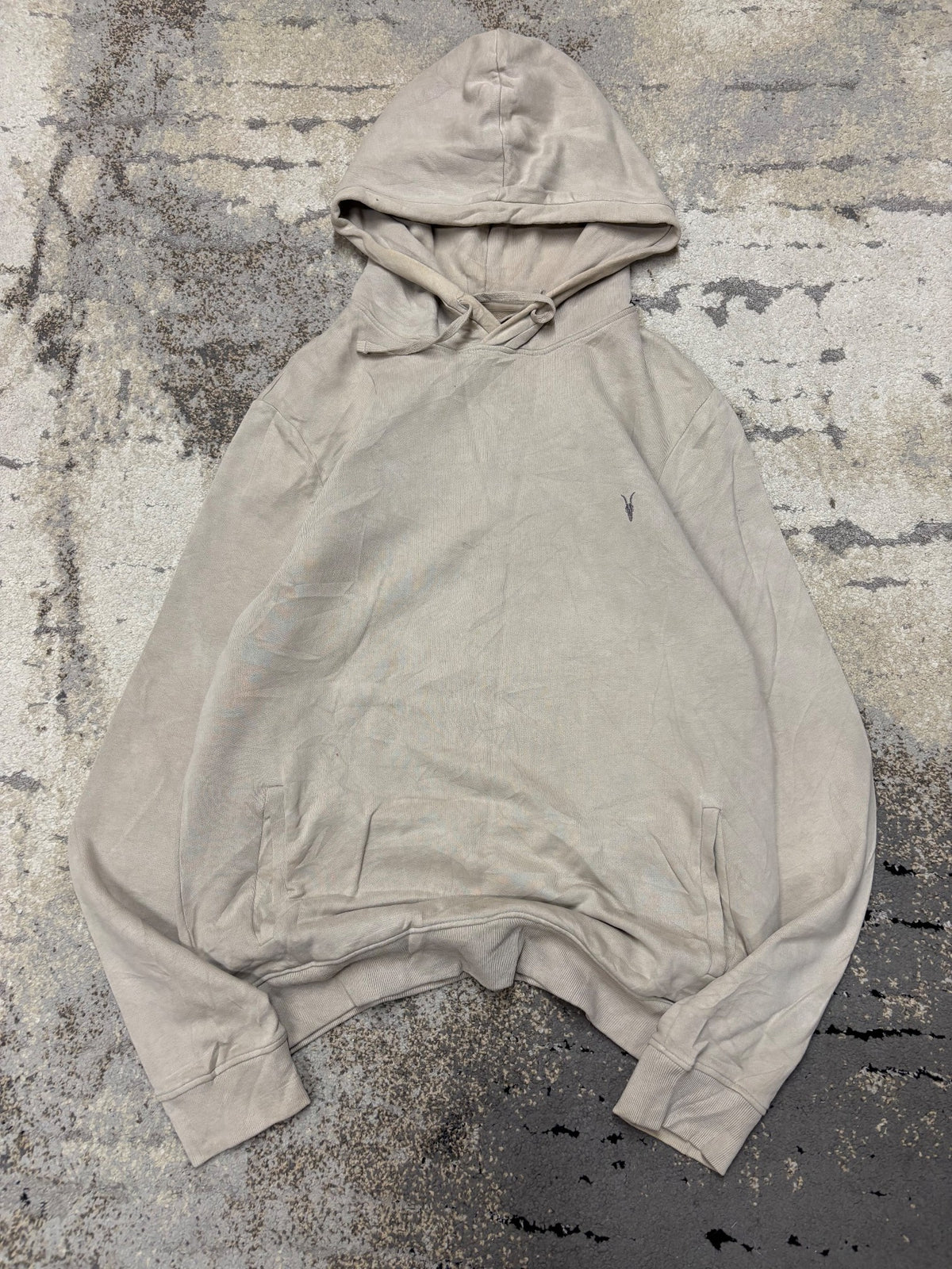 Bluza AllSaints hoodie, damskie w bardzo dobrym stanie rozmiar L, widok z przodu
