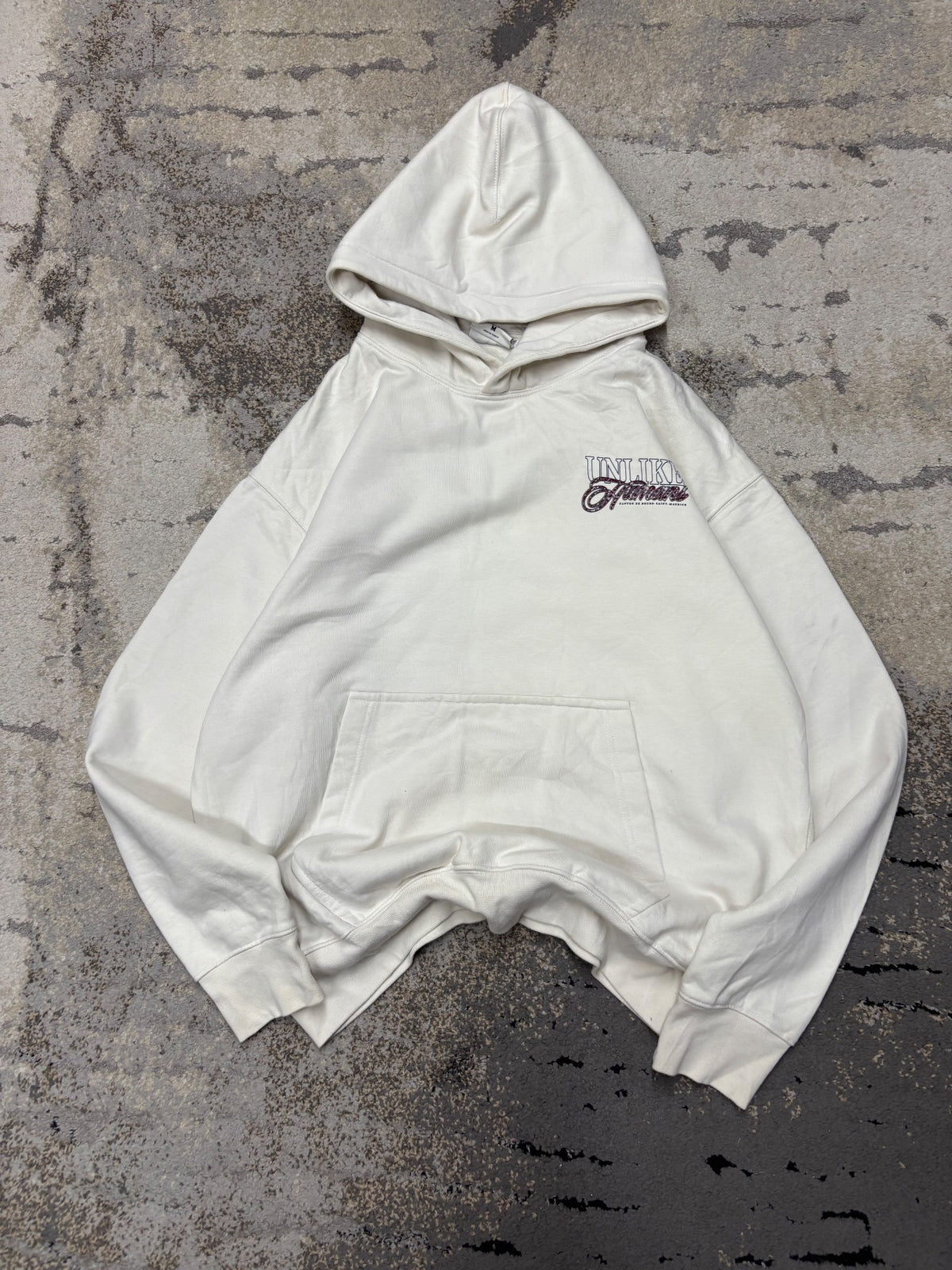 Japan Style Bluza UnLike Humans hoodie, damskie w bardzo dobrym stanie rozmiar M, widok z przodu