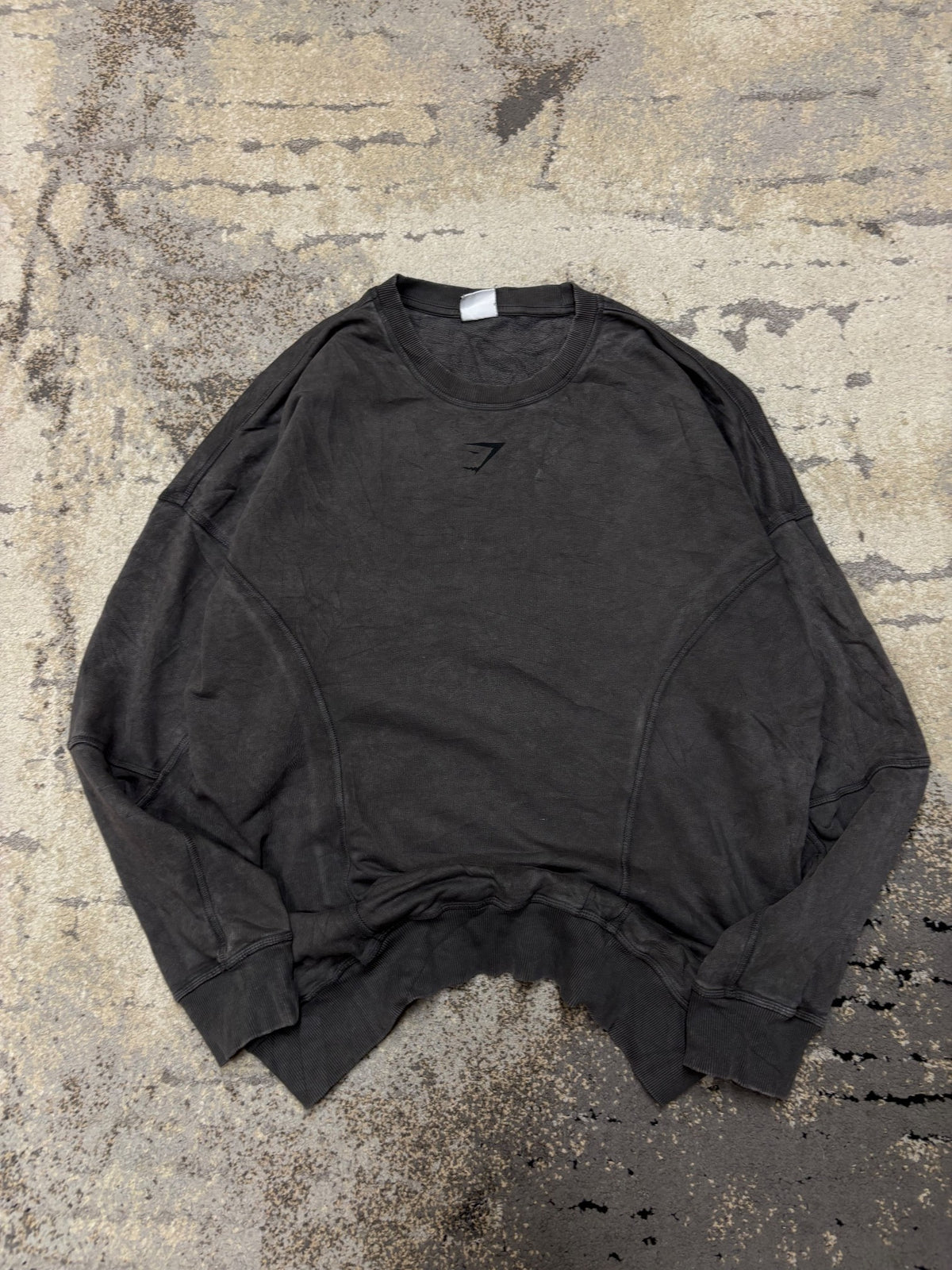 Bluza GymShark crewneck, męskie w bardzo dobrym stanie rozmiar L, widok z przodu