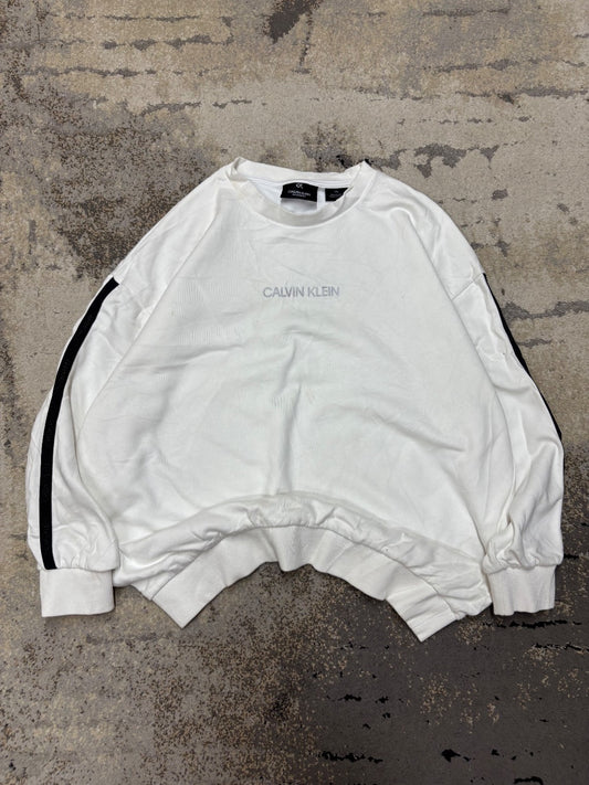 Bluza Calvin Klein crewneck, męskie w bardzo dobrym stanie rozmiar M, widok z przodu