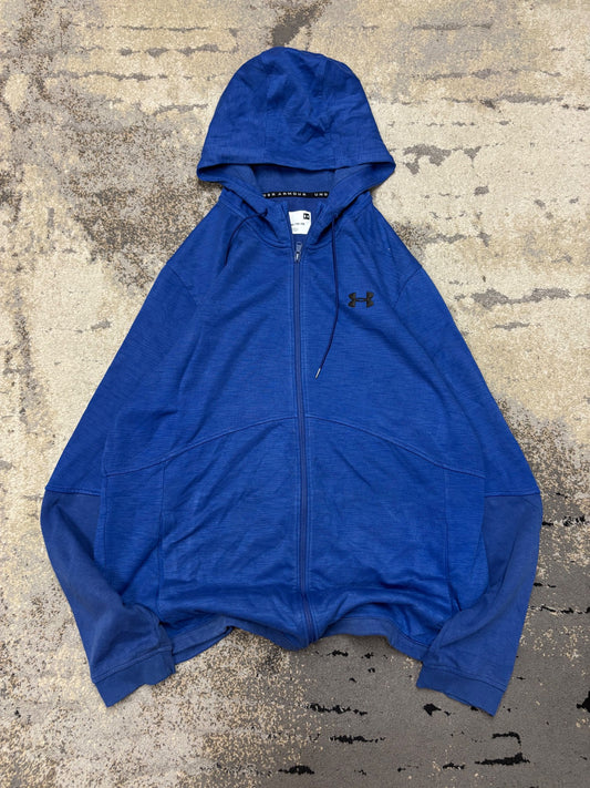 Bluza Under Armour zipp, męskie w bardzo dobrym stanie rozmiar XL, widok z przodu