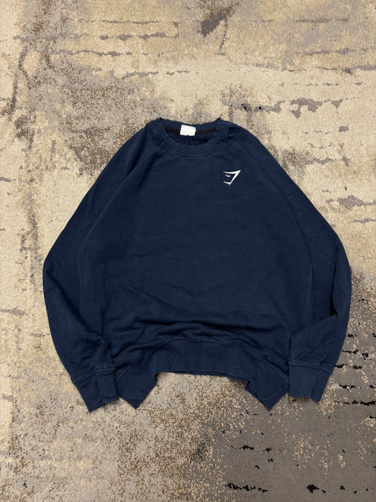 Bluza GymShark crewneck, damskie w bardzo dobrym stanie rozmiar L, widok z przodu