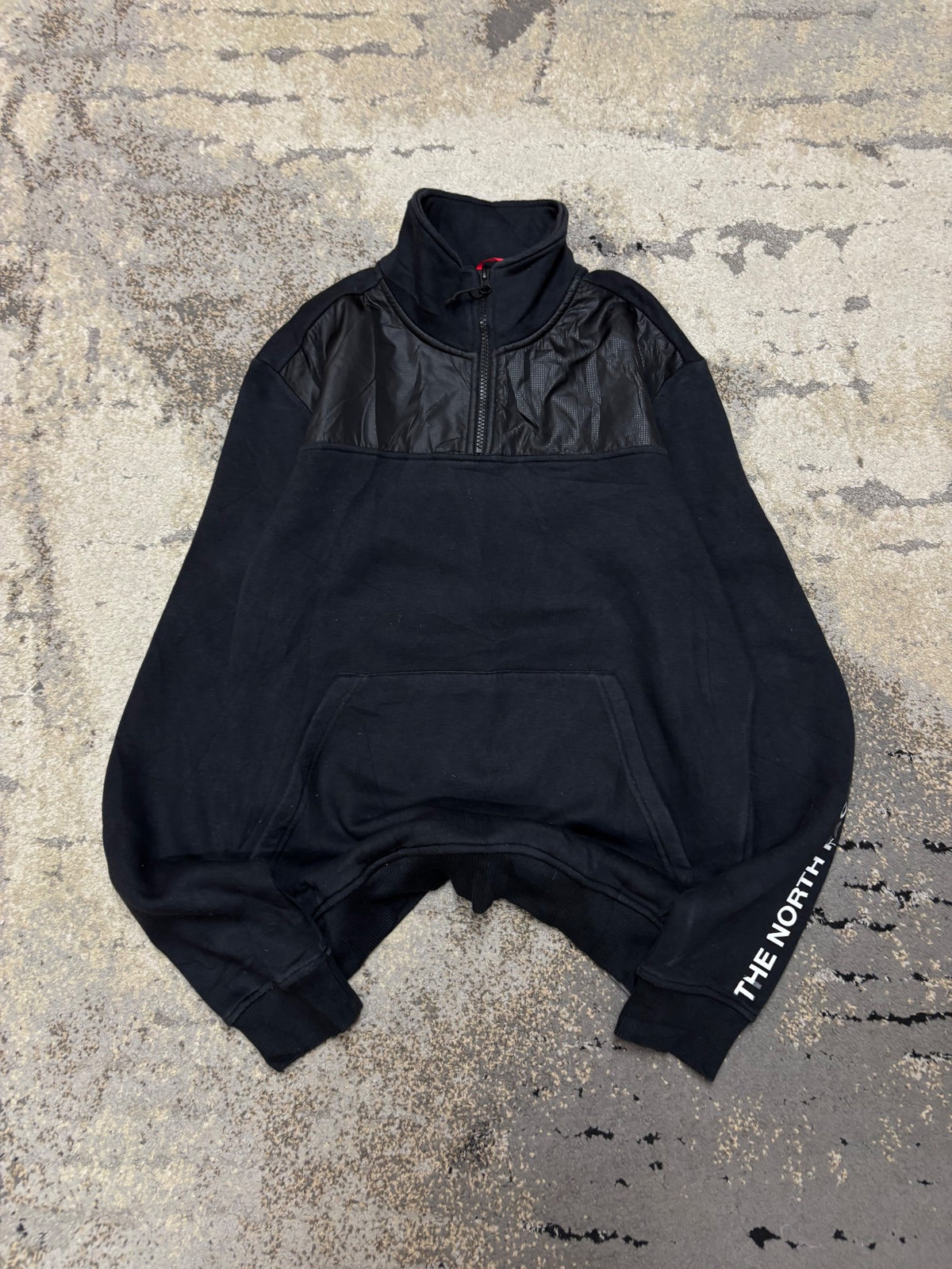 Bluza The North Face half zipp, męskie w bardzo dobrym stanie rozmiar S, widok z przodu